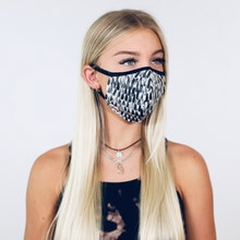Load image into Gallery viewer, MODMASK Salt & Pepper (Not Adjustable / Smaller Faces) Face Mask