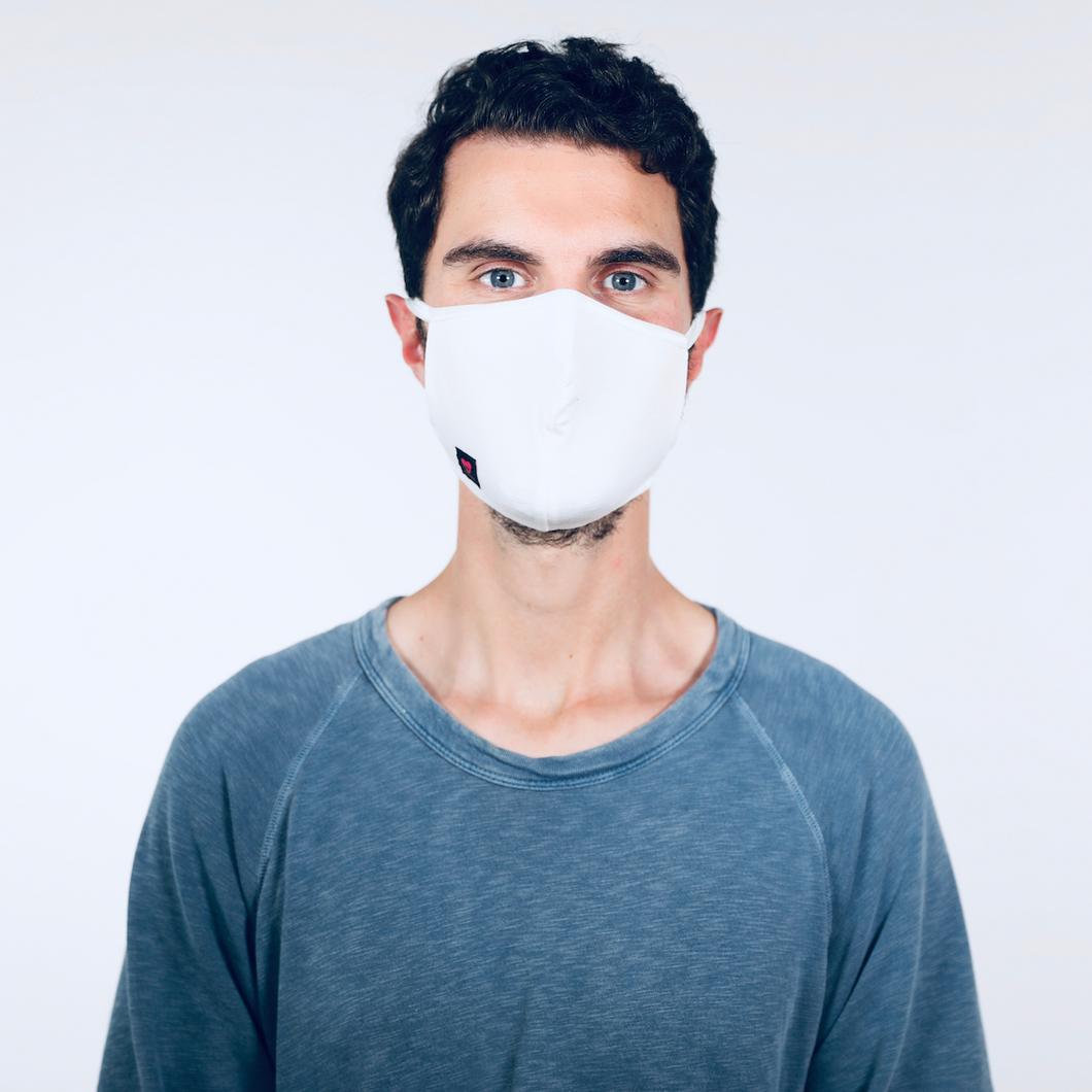 Ofre Addiction ved siden af Cool White Face Mask | MODMASK